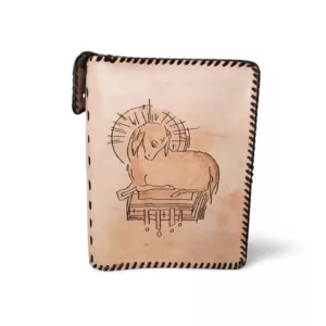 funda de piel para biblia amor meus