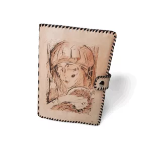 funda de piel para biblia virgen con niño (copia)