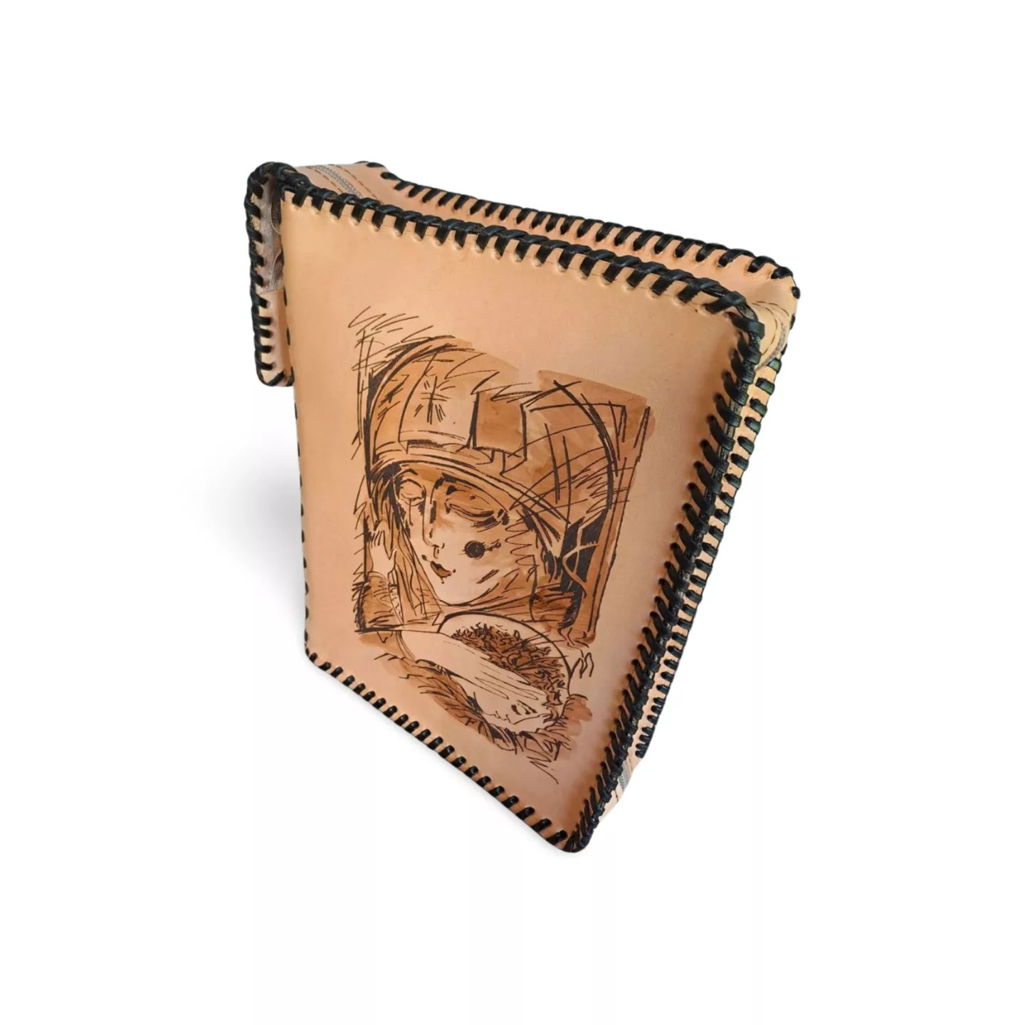 funda de piel para biblia amor meus