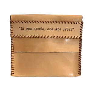 funda de piel libro de cantos